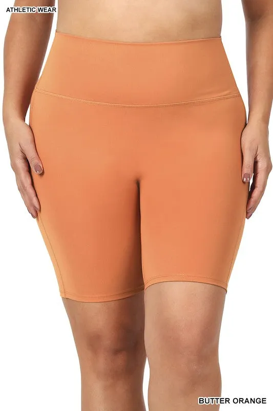 Plus Athletic High Rise Shorts