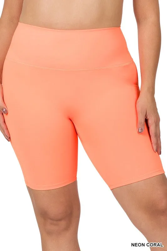 Plus Athletic High Rise Shorts