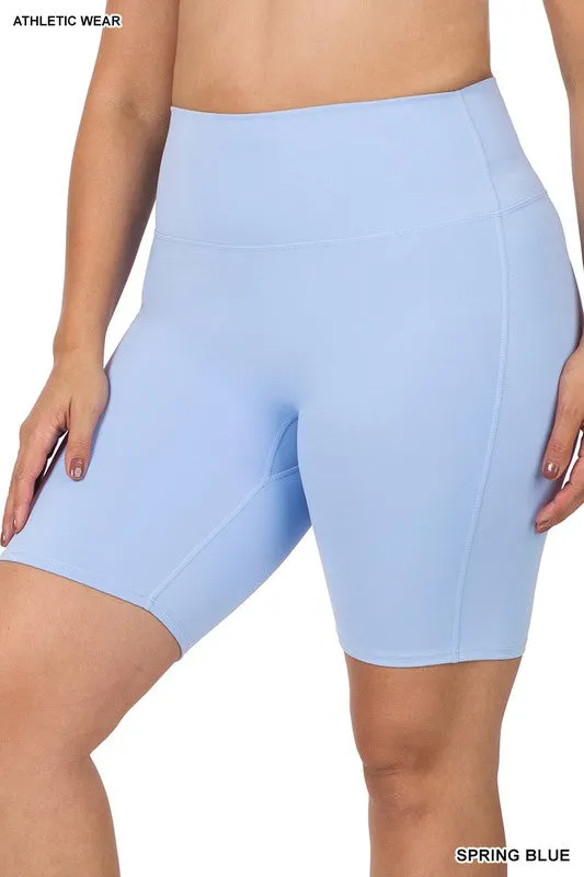 Plus Athletic High Rise Shorts
