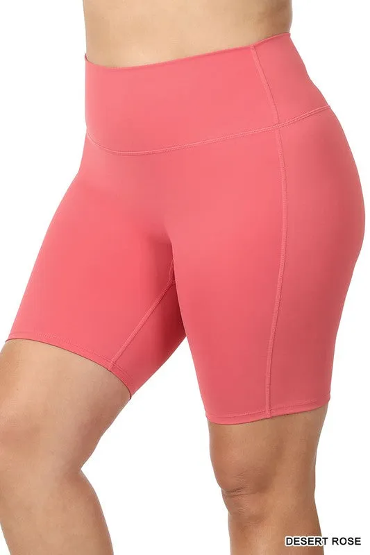 Plus Athletic High Rise Shorts