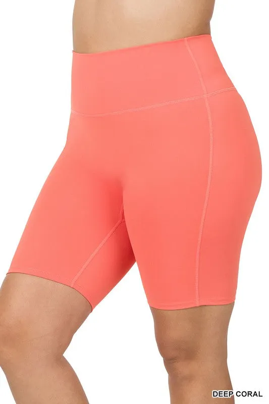 Plus Athletic High Rise Shorts