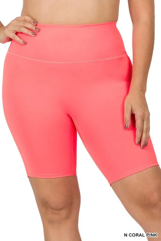 Plus Athletic High Rise Shorts