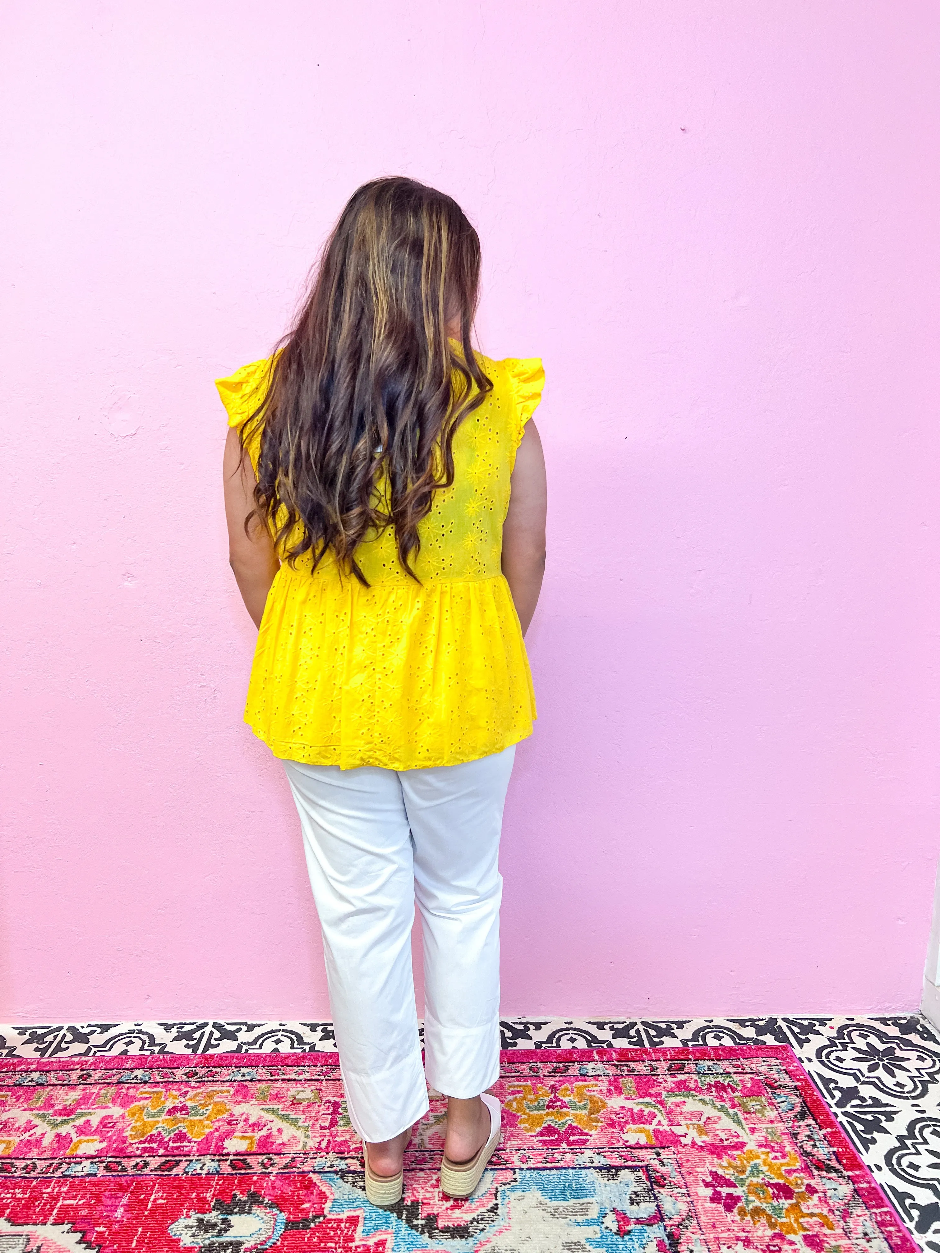 {Plus} Blaire Eyelet Blouse