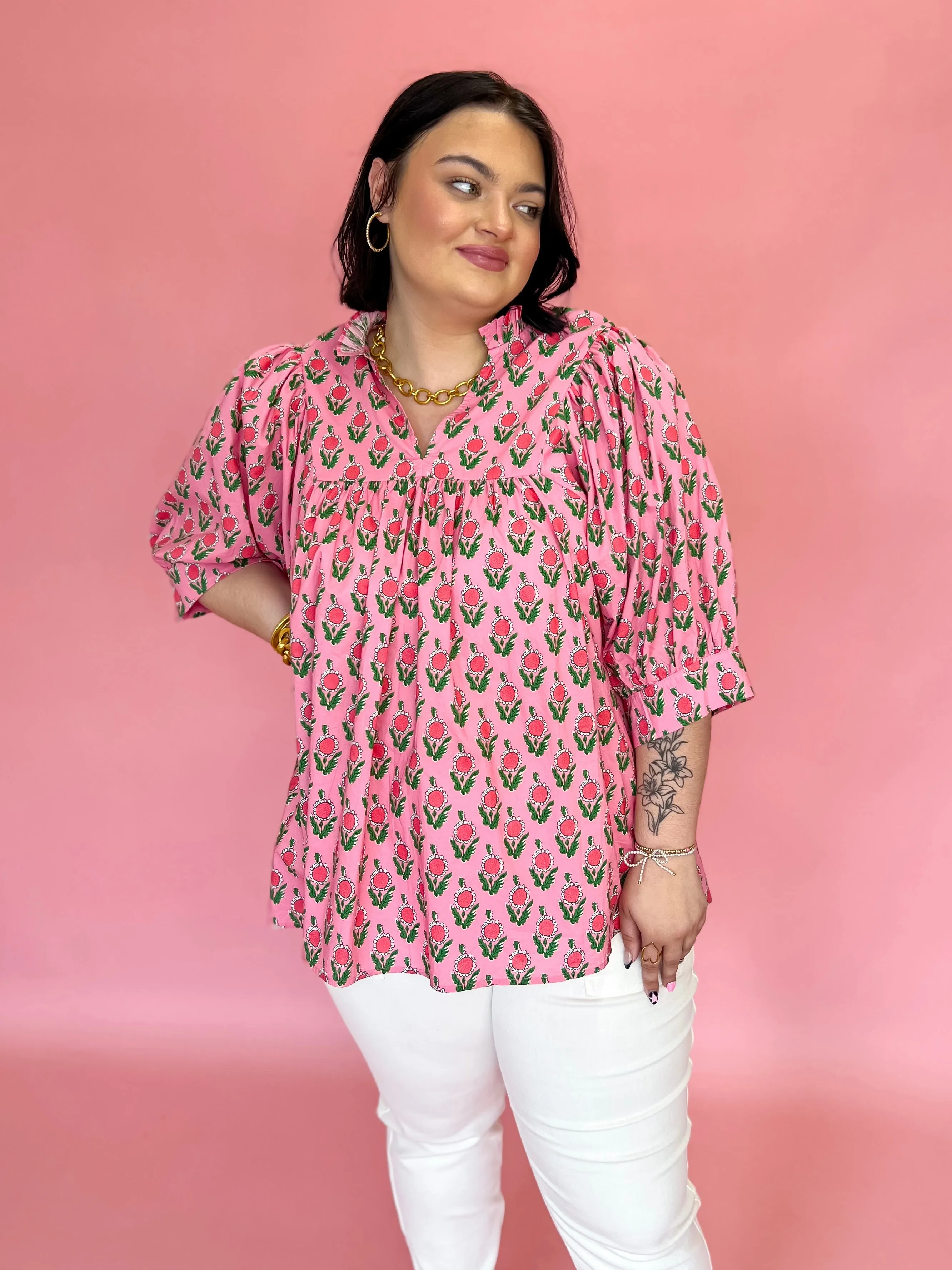 Plus Blooming Bliss Top