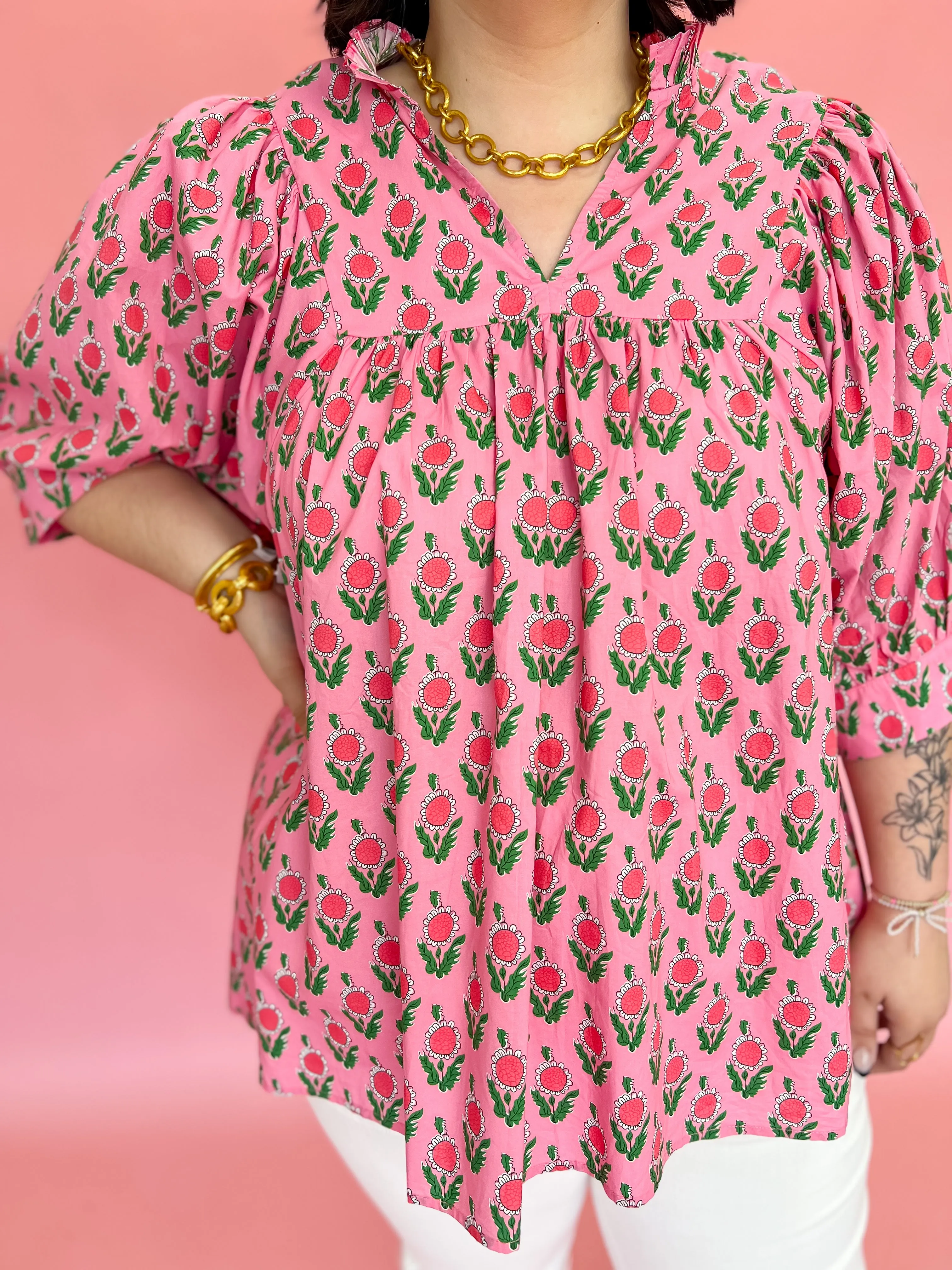 Plus Blooming Bliss Top