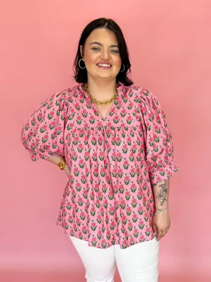 Plus Blooming Bliss Top