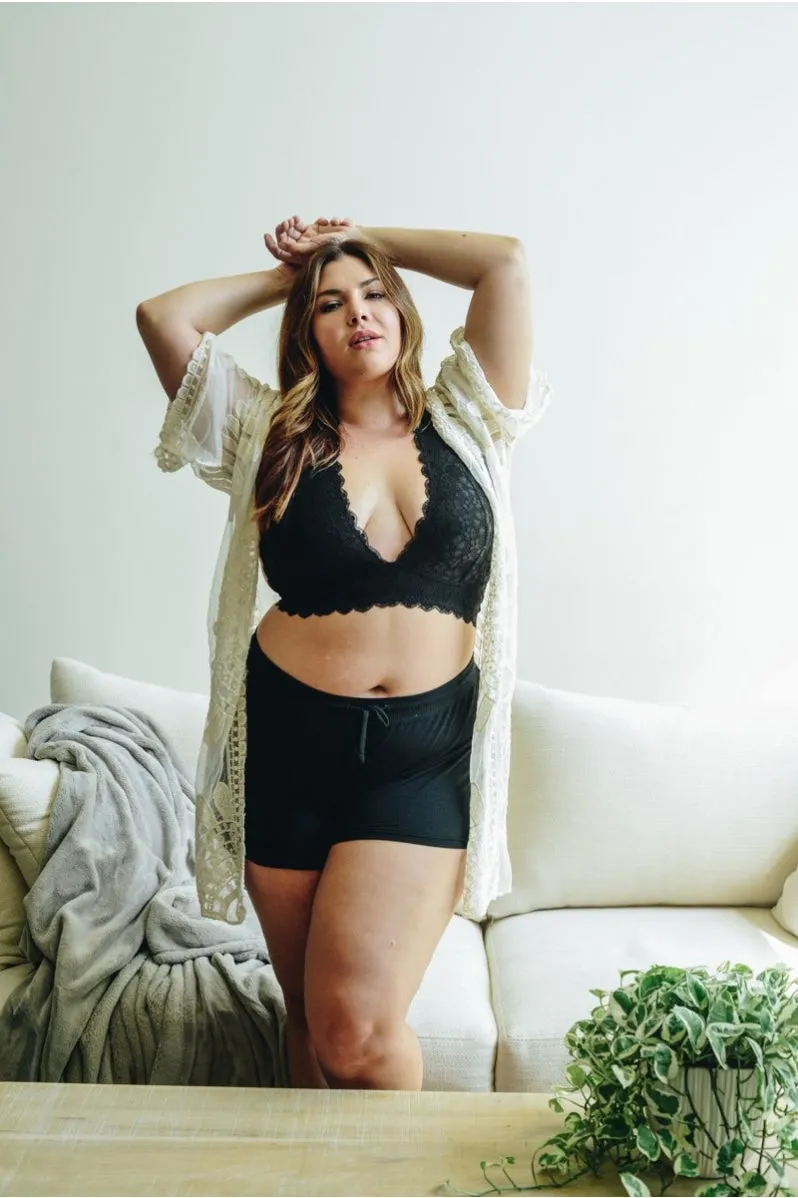 Plus Halter Top Bralette - 3 colors