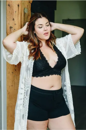 Plus Halter Top Bralette - 3 colors
