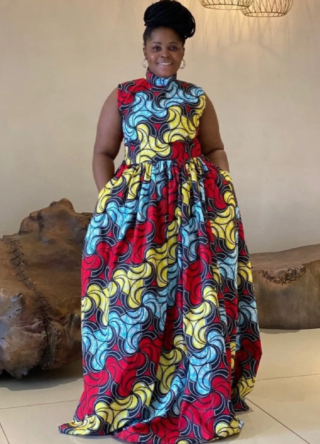 Plus Size Beautiful & Bodacious African Maxi Dress