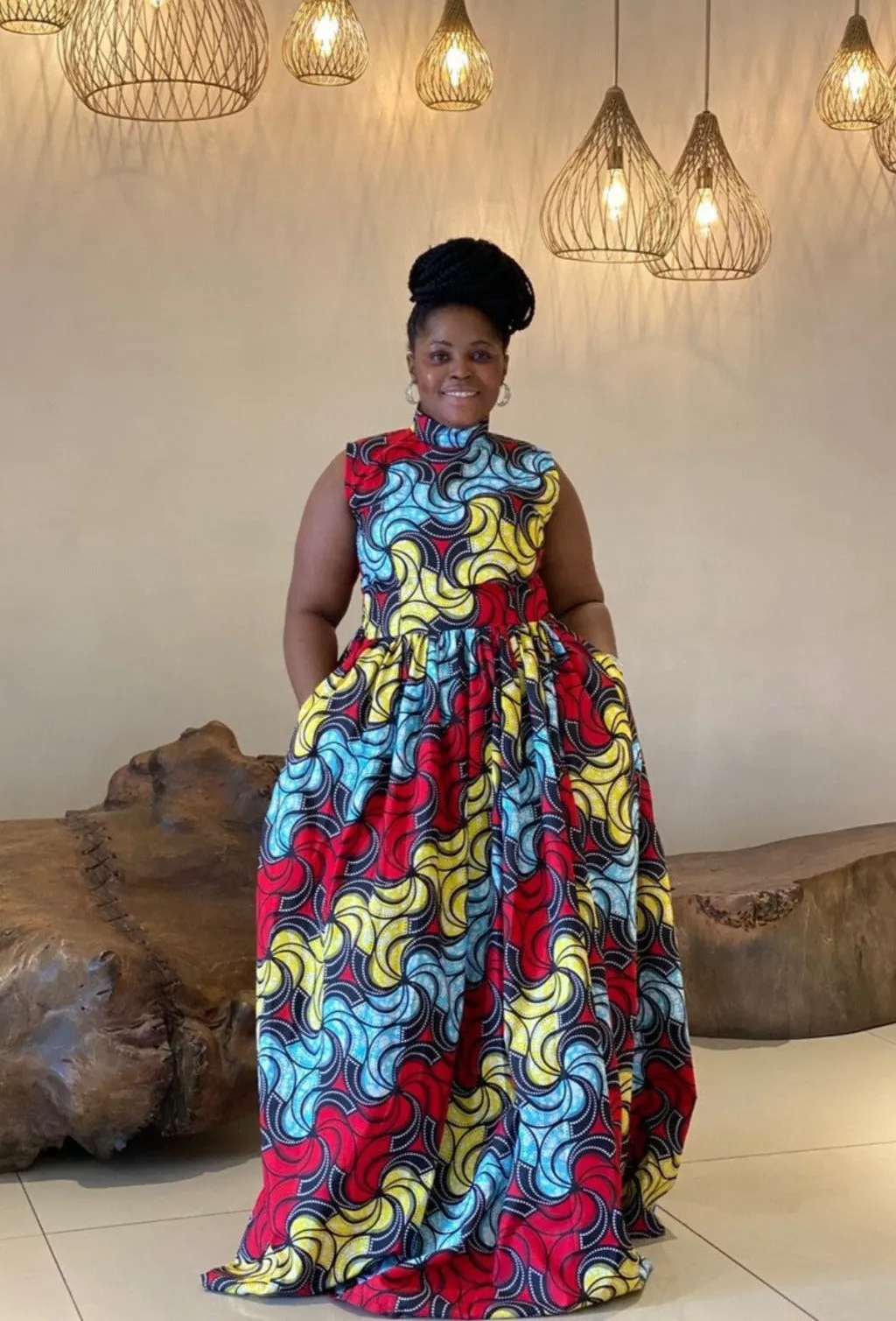 Plus Size Beautiful & Bodacious African Maxi Dress