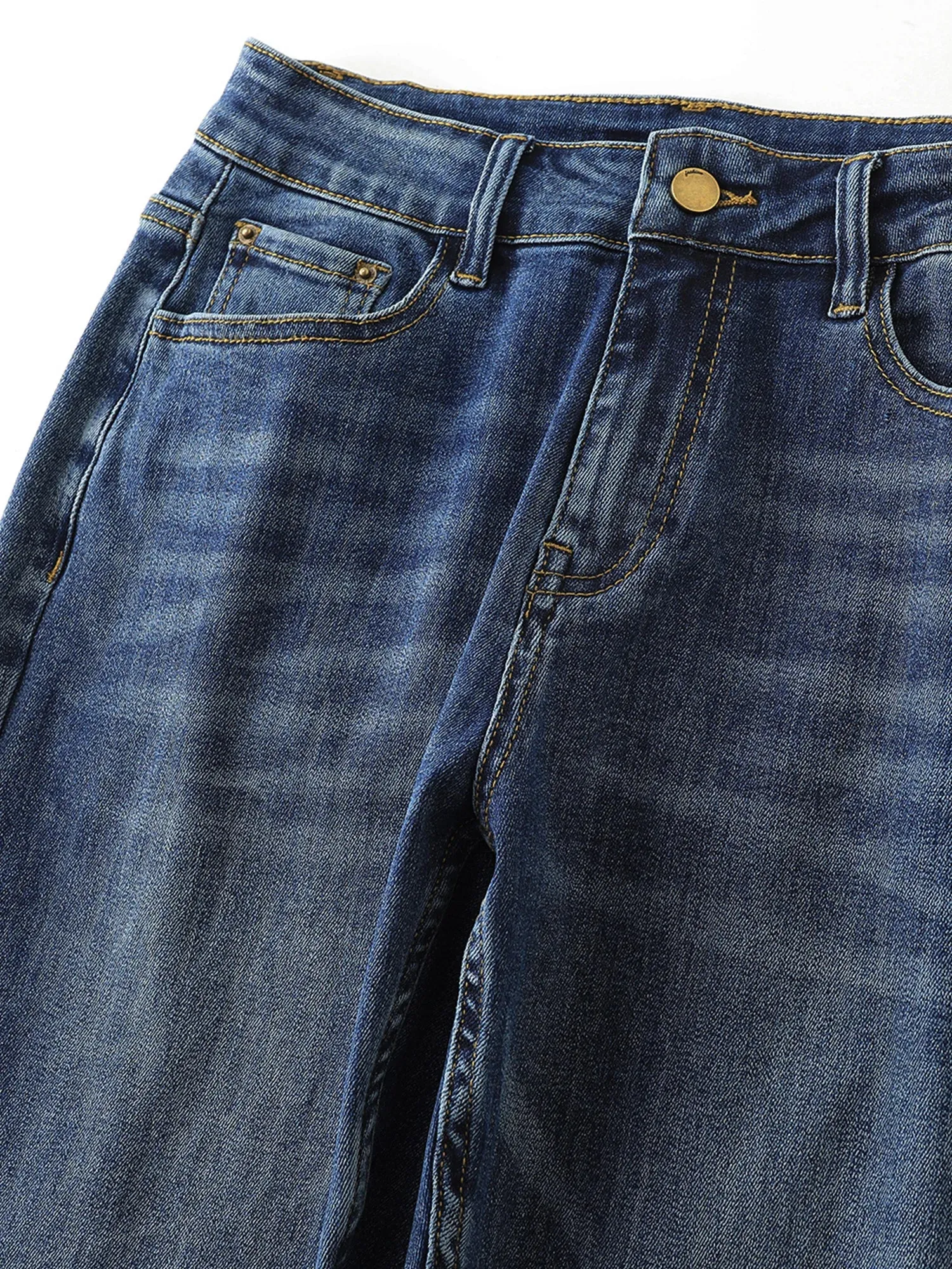 Plus Size BoyFriend Jeans 6XL Fashion Straight