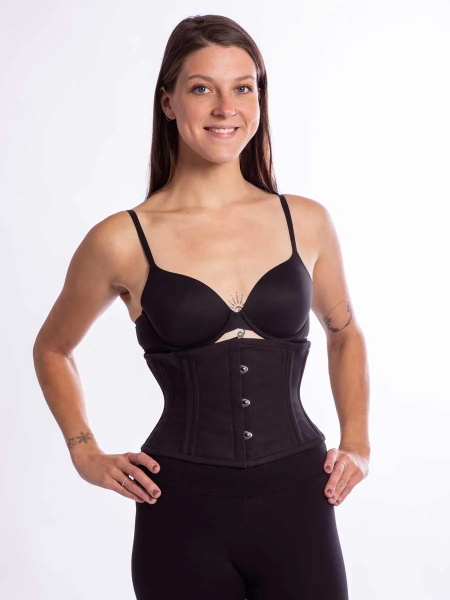 Plus Size Cotton Modern Curve Waspie Underbust Corset : CS-301