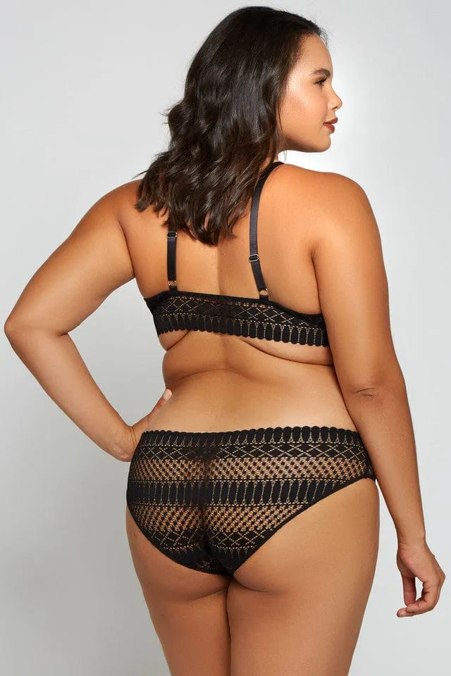Plus Size Hazel Bra Set- Black