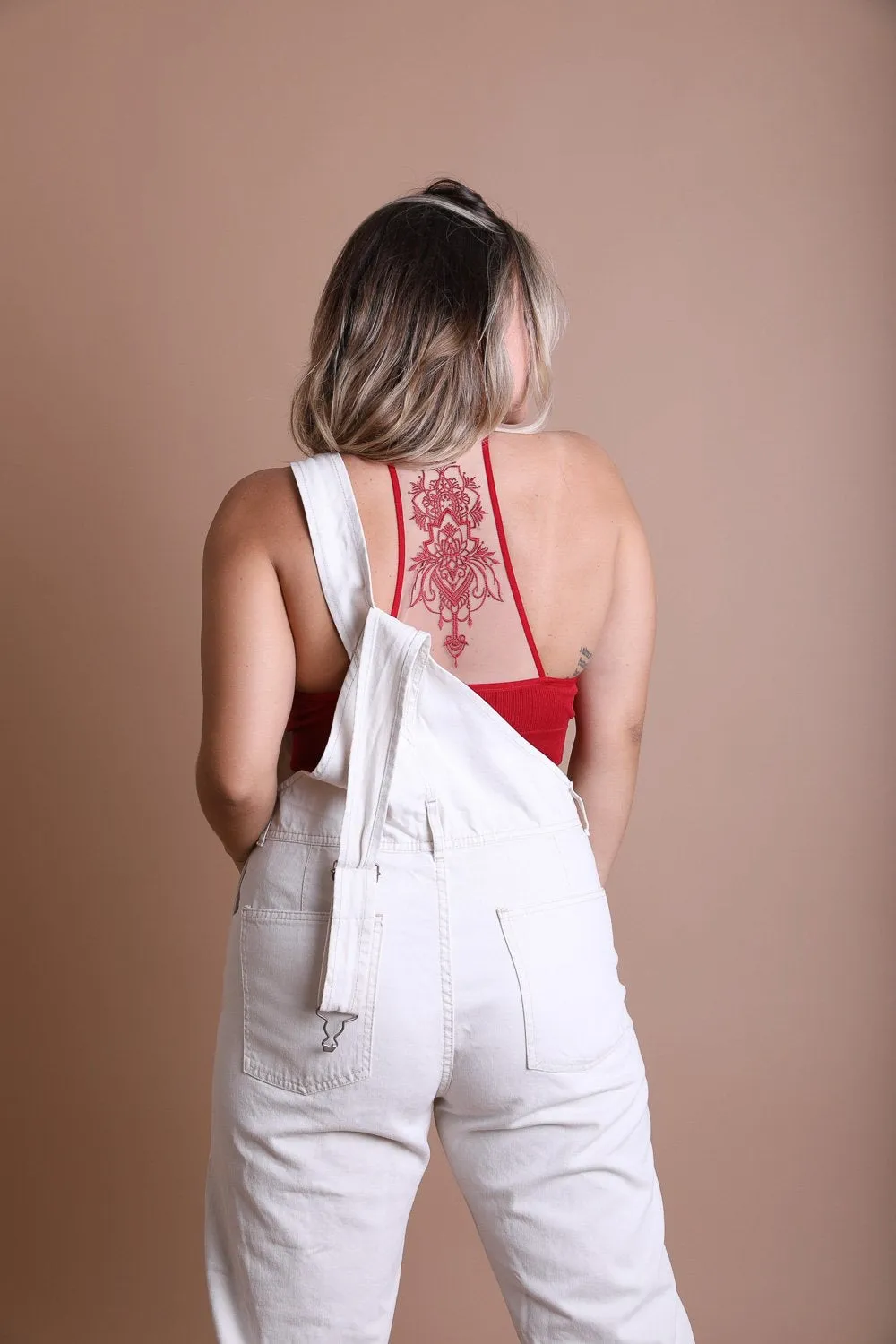 Plus Size Tattoo Back Bralette - 6 colors