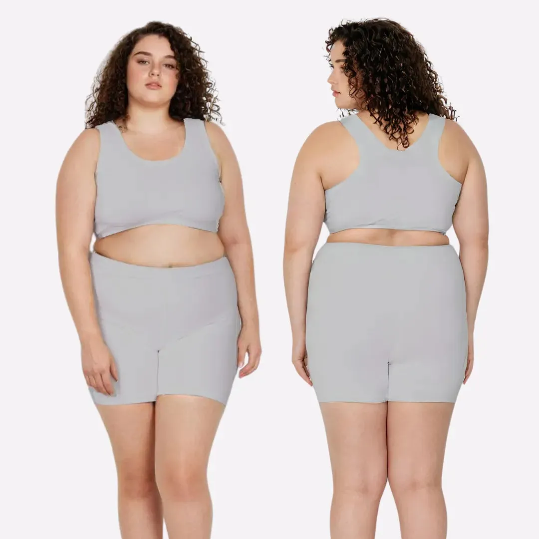 Plus Size Under Dress Shorts | Full Hip Coverage | Prevents Inner Thigh Chafing | Pack Of 2