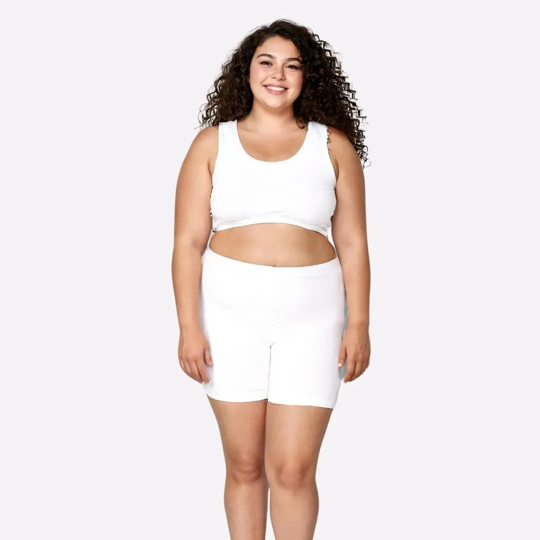 Plus Size Under Dress Shorts | Full Hip Coverage | Prevents Inner Thigh Chafing