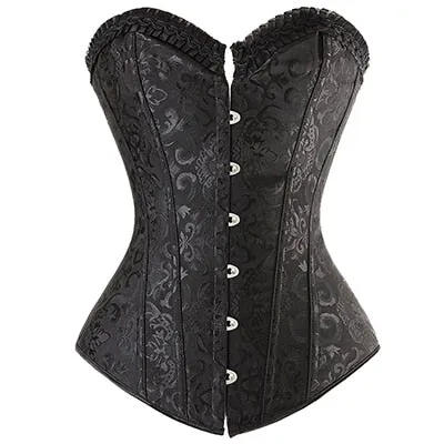 Plus Size/Curvy The Real Deal Punk Steel Boned Corset with Sexy Lace up Back
