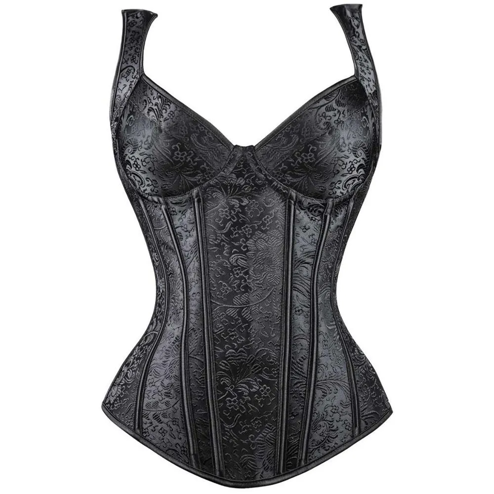 Plus Size/Curvy The Real Deal Punk Steel Boned Corset with Sexy Lace up Back
