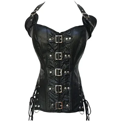 Plus Size/Curvy The Real Deal Punk Steel Boned Corset with Sexy Lace up Back