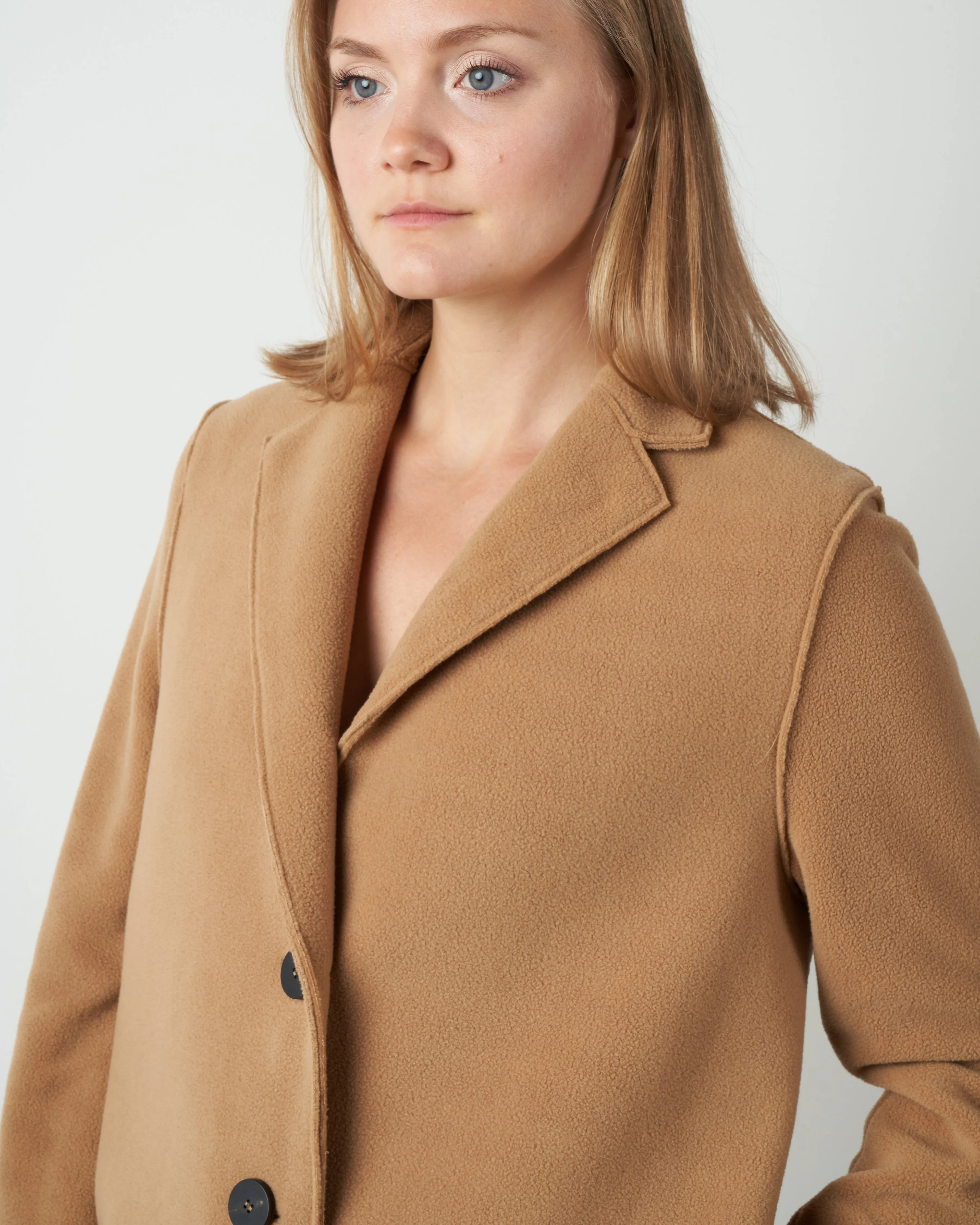 polaire overcoat - tan