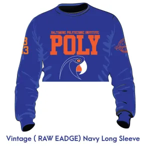 POLYTECHNIC | CROP LOGO CROP SWEATSHIRT