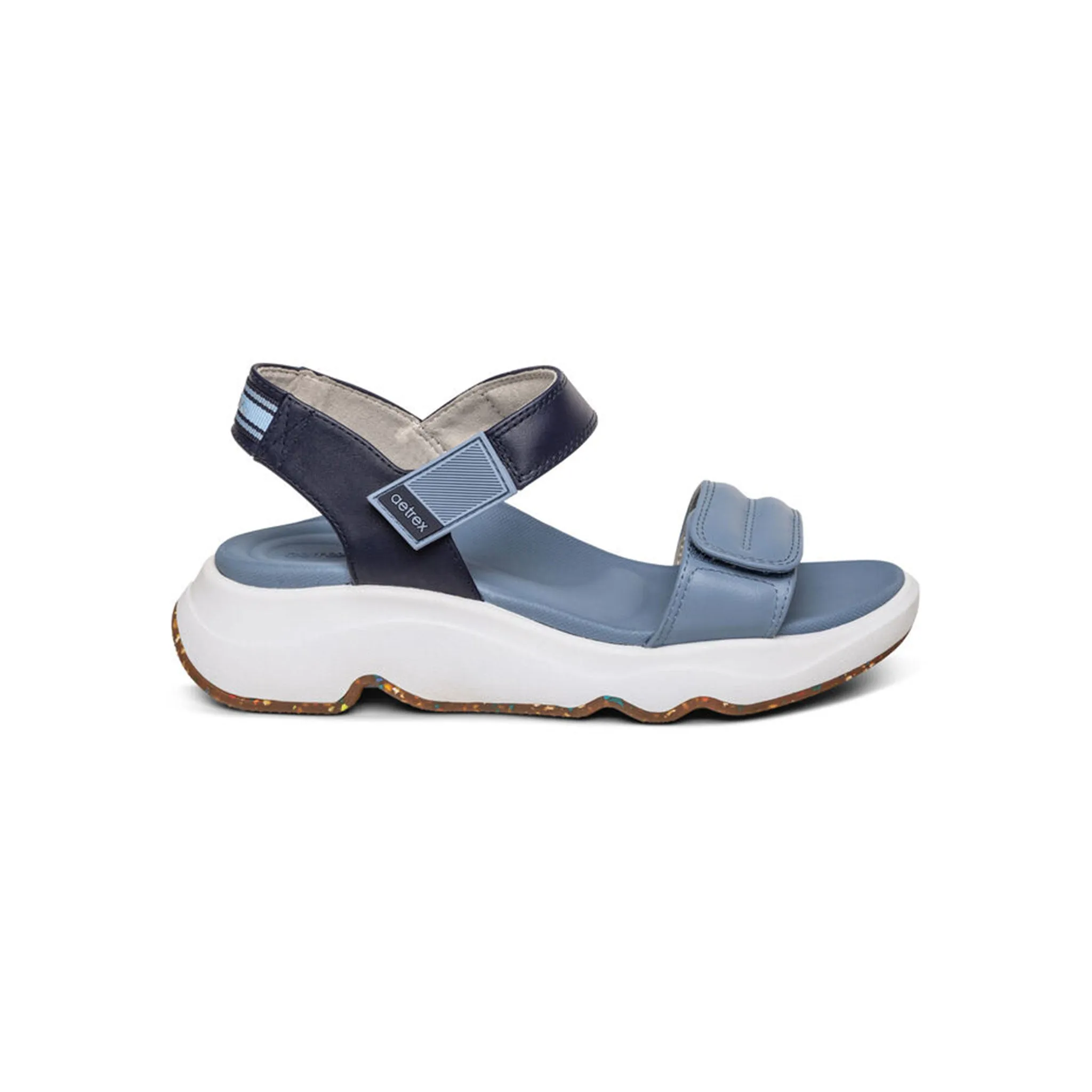 [PRE-ORDER] Aetrex | Whit Water-Friendly Sport Sandal Blue