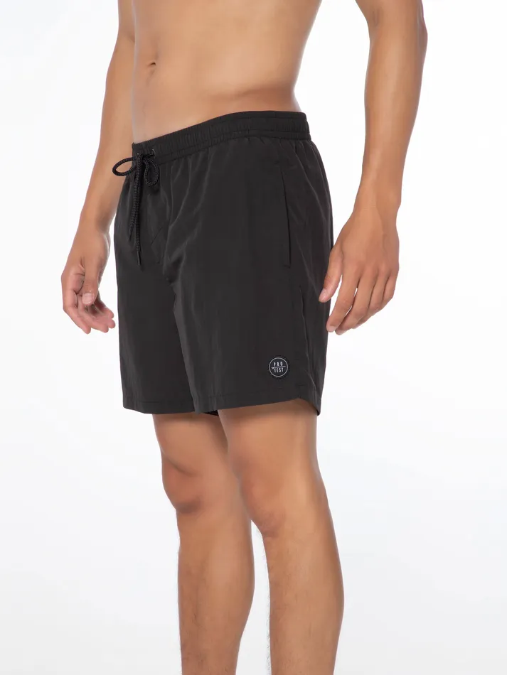 Protest Mens FASTER Beach Shorts - True Black