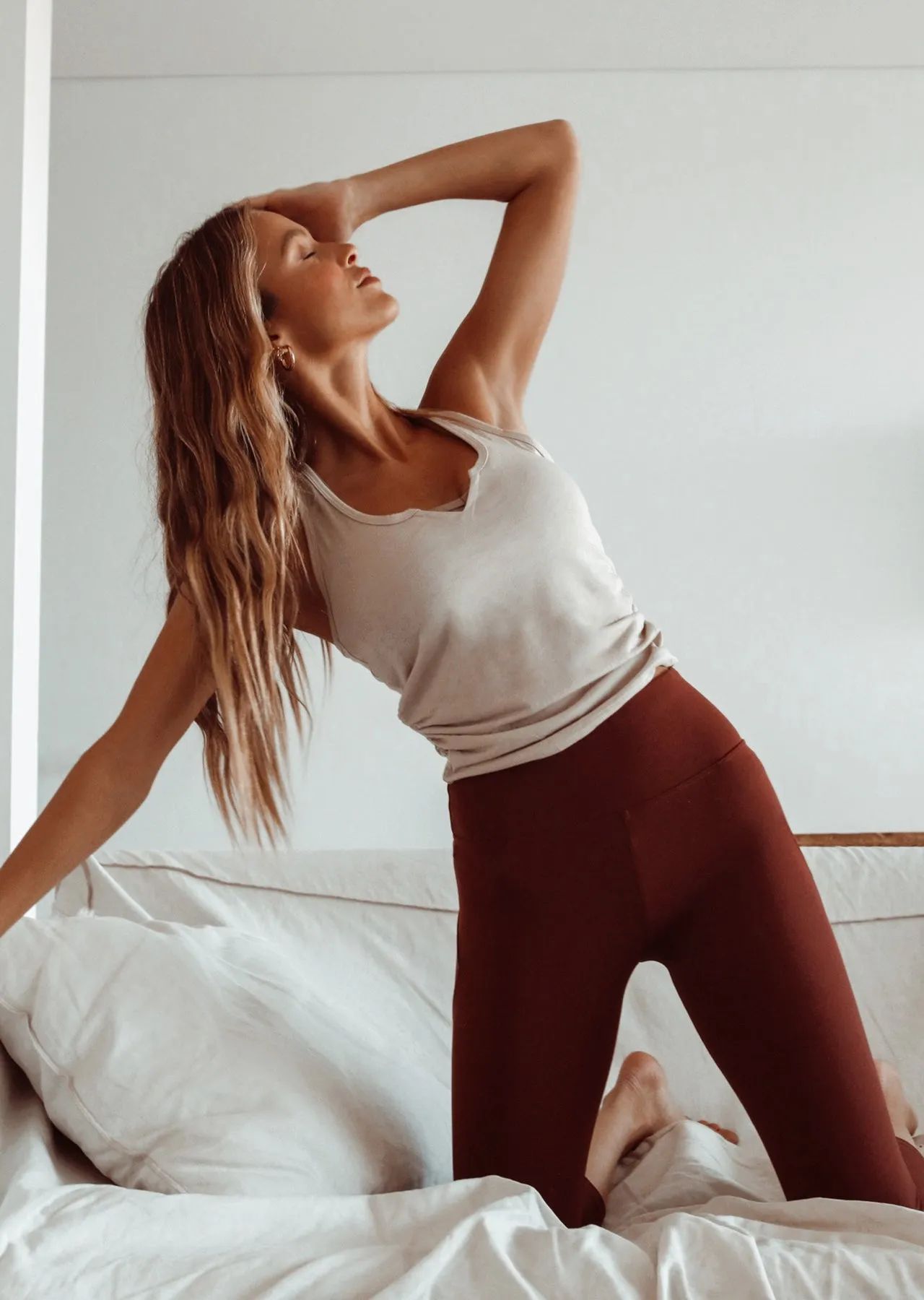 Push It Cropped Active Tank