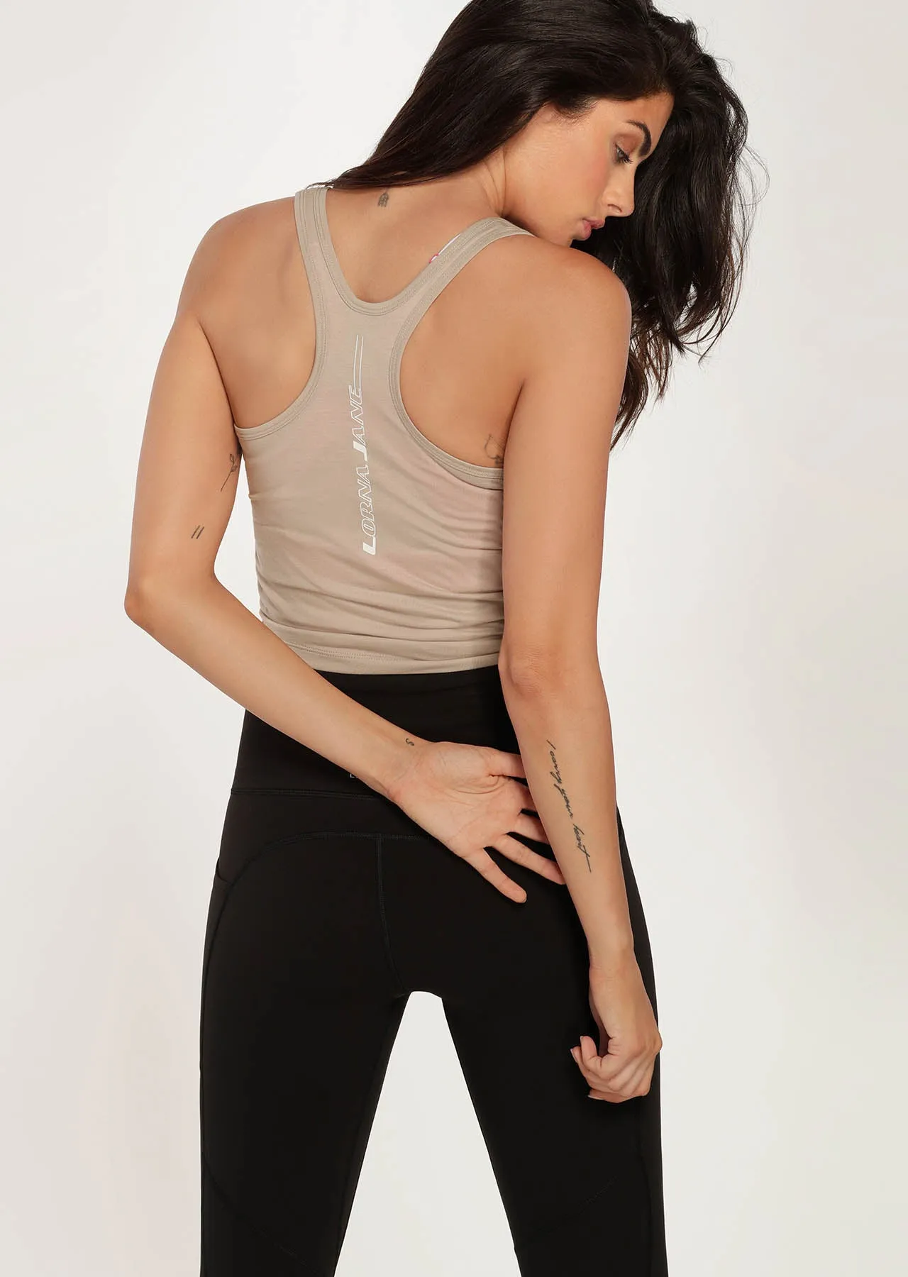 Push It Cropped Active Tank