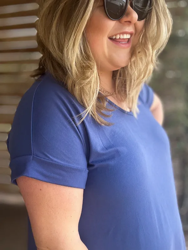 "Dog Days of Summer" Curvy Jersey Knit Maxi