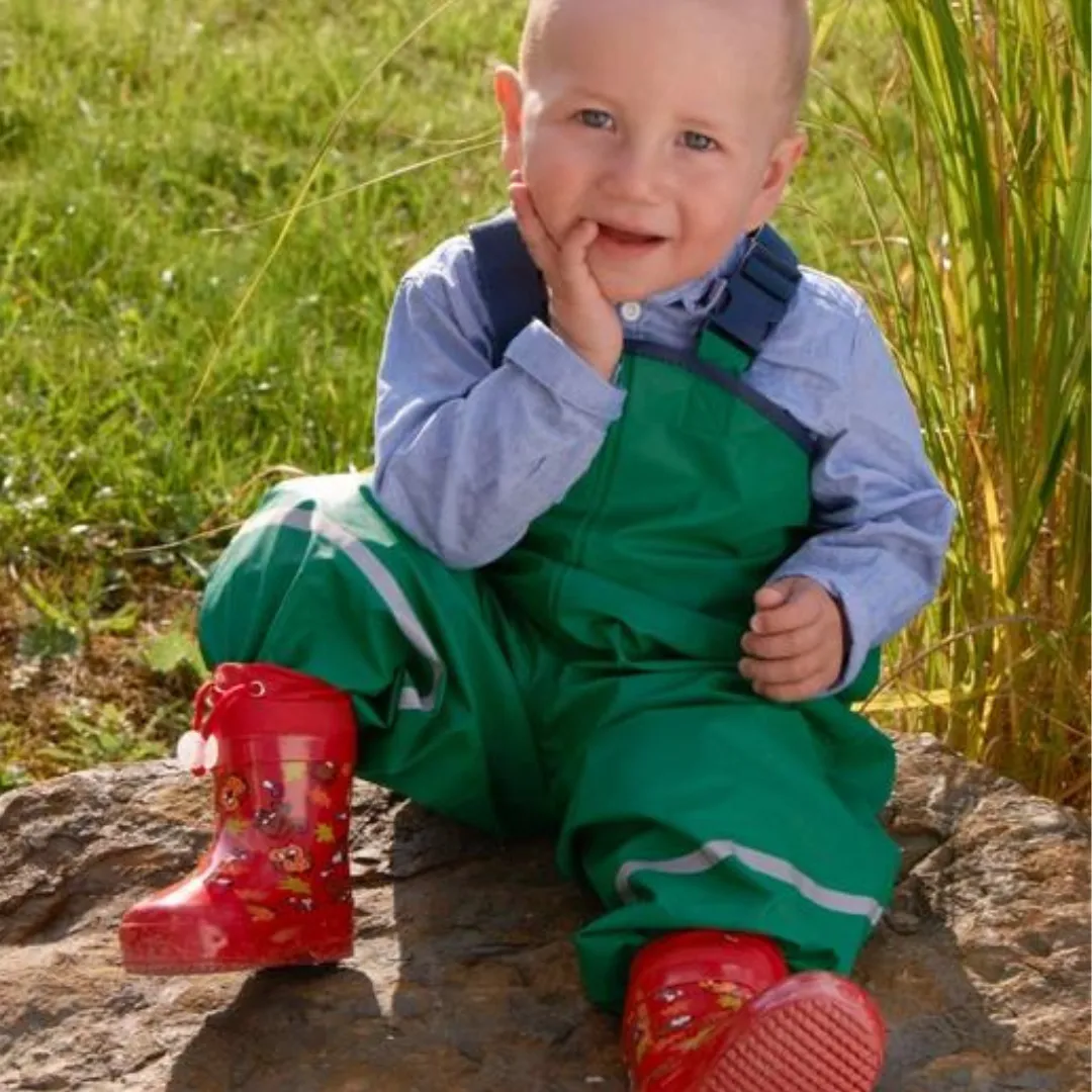 Rain Dungarees Green