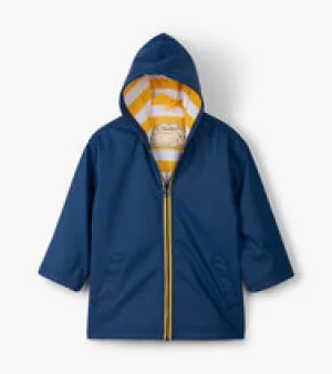 Raincoat Navy and Yellow