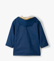 Raincoat Navy and Yellow