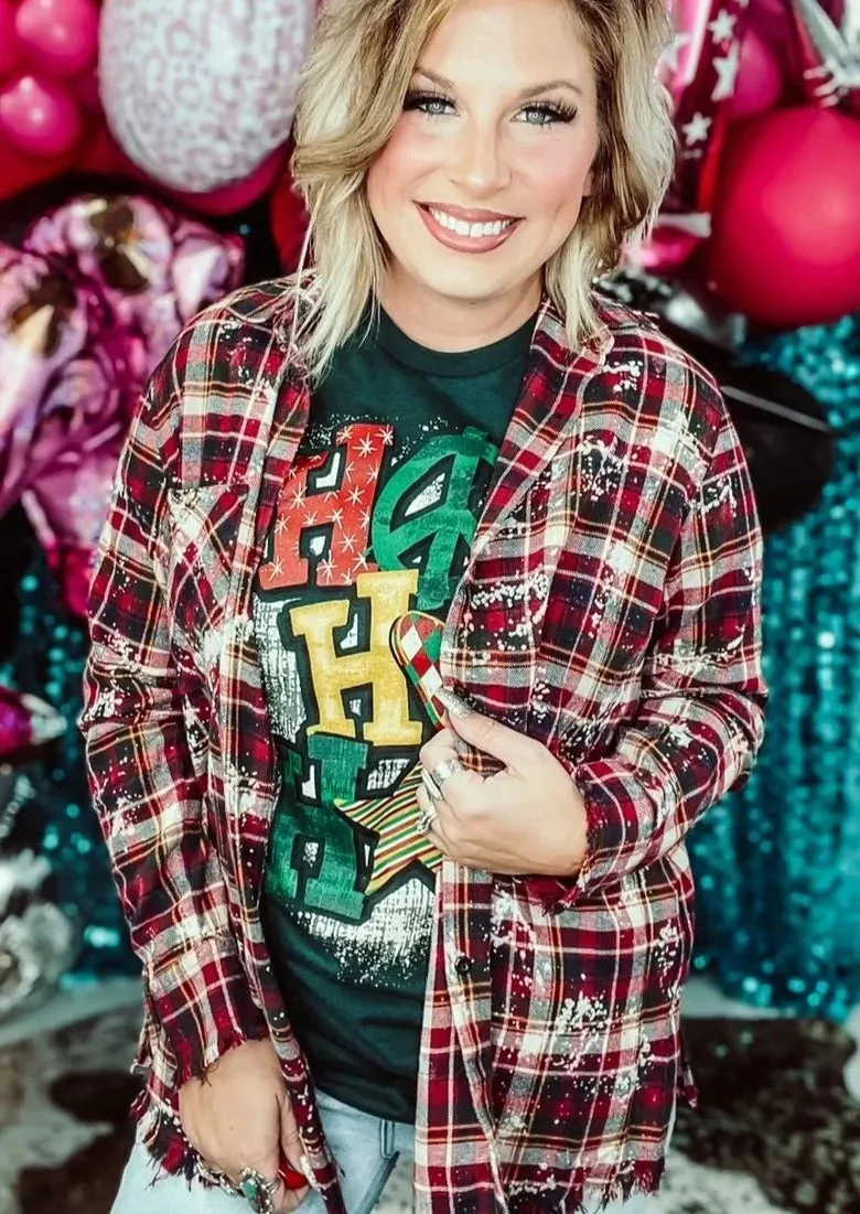 RAW FLANNEL TOP