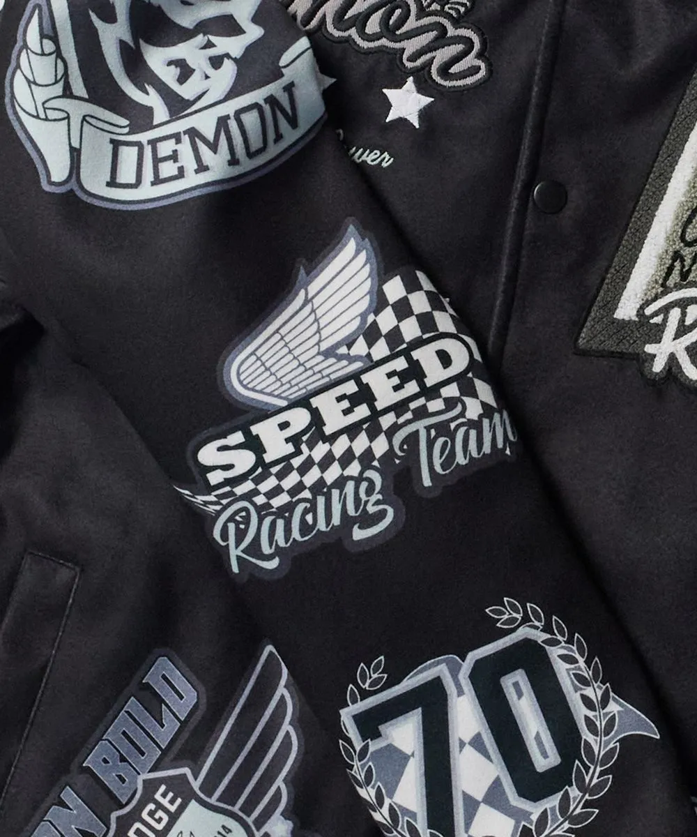 Reason - Dodge Demon Varsity Jacket - Black