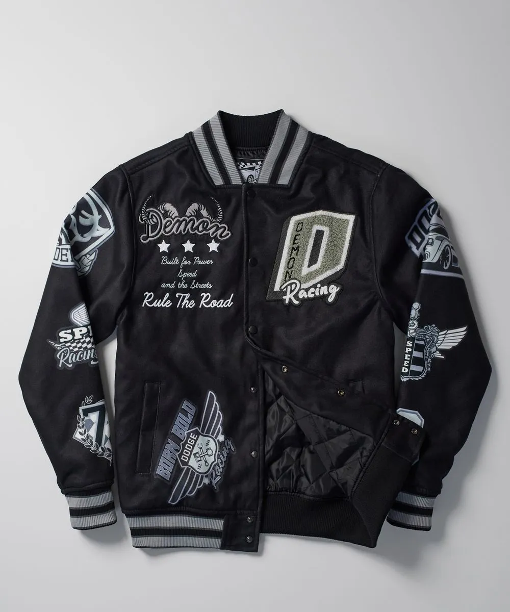Reason - Dodge Demon Varsity Jacket - Black