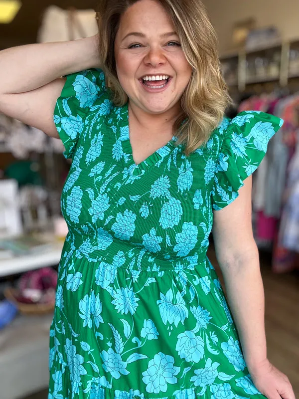 RESTOCKED! "Peace & Purity" Plus-Size Lily Maxi Dress