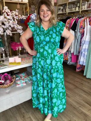 RESTOCKED! "Peace & Purity" Plus-Size Lily Maxi Dress