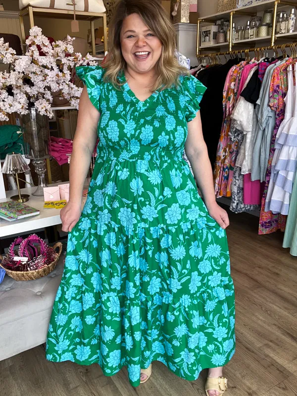 RESTOCKED! "Peace & Purity" Plus-Size Lily Maxi Dress