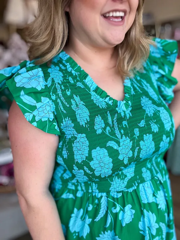 RESTOCKED! "Peace & Purity" Plus-Size Lily Maxi Dress