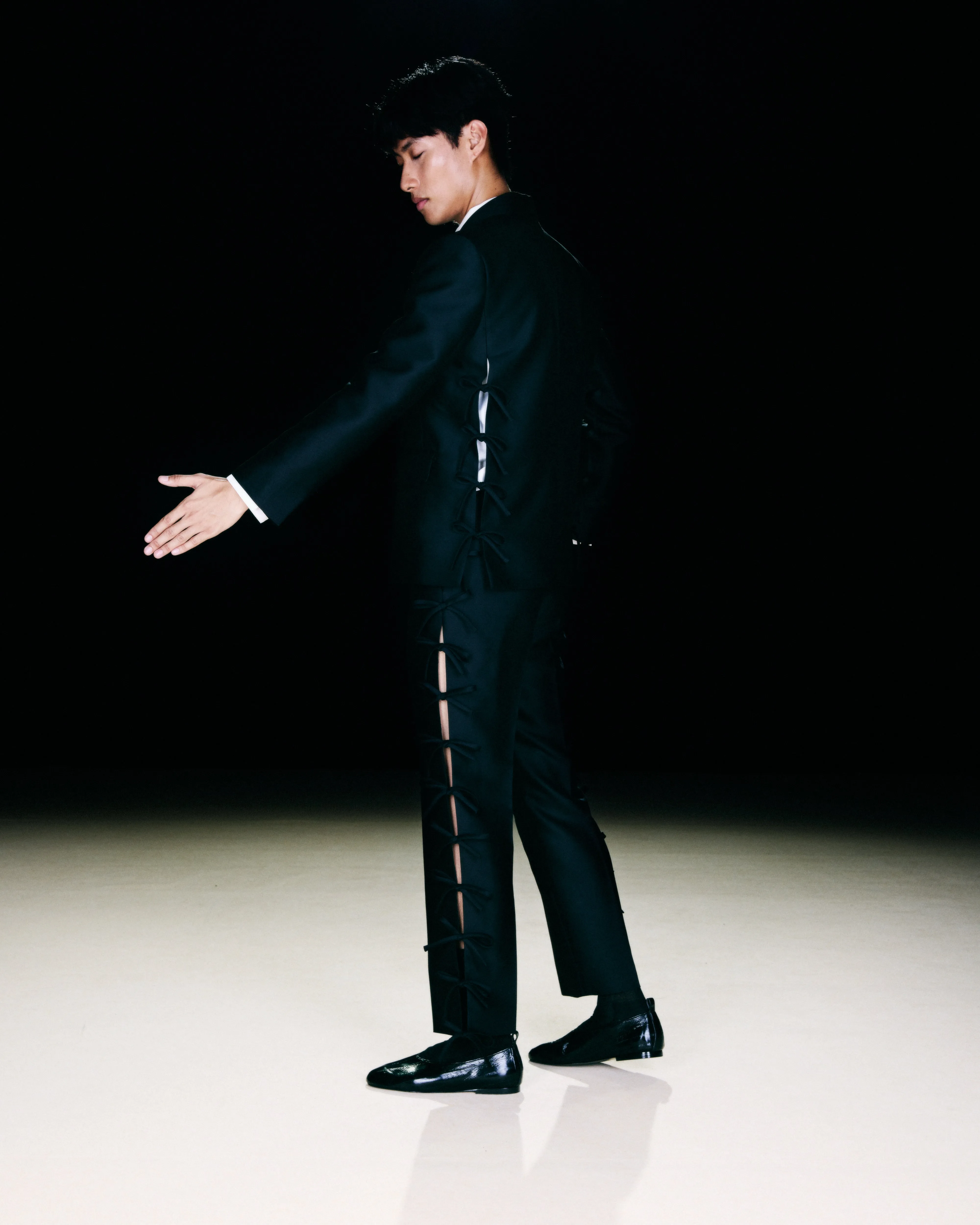 Ribbon Tuxedo Jacket