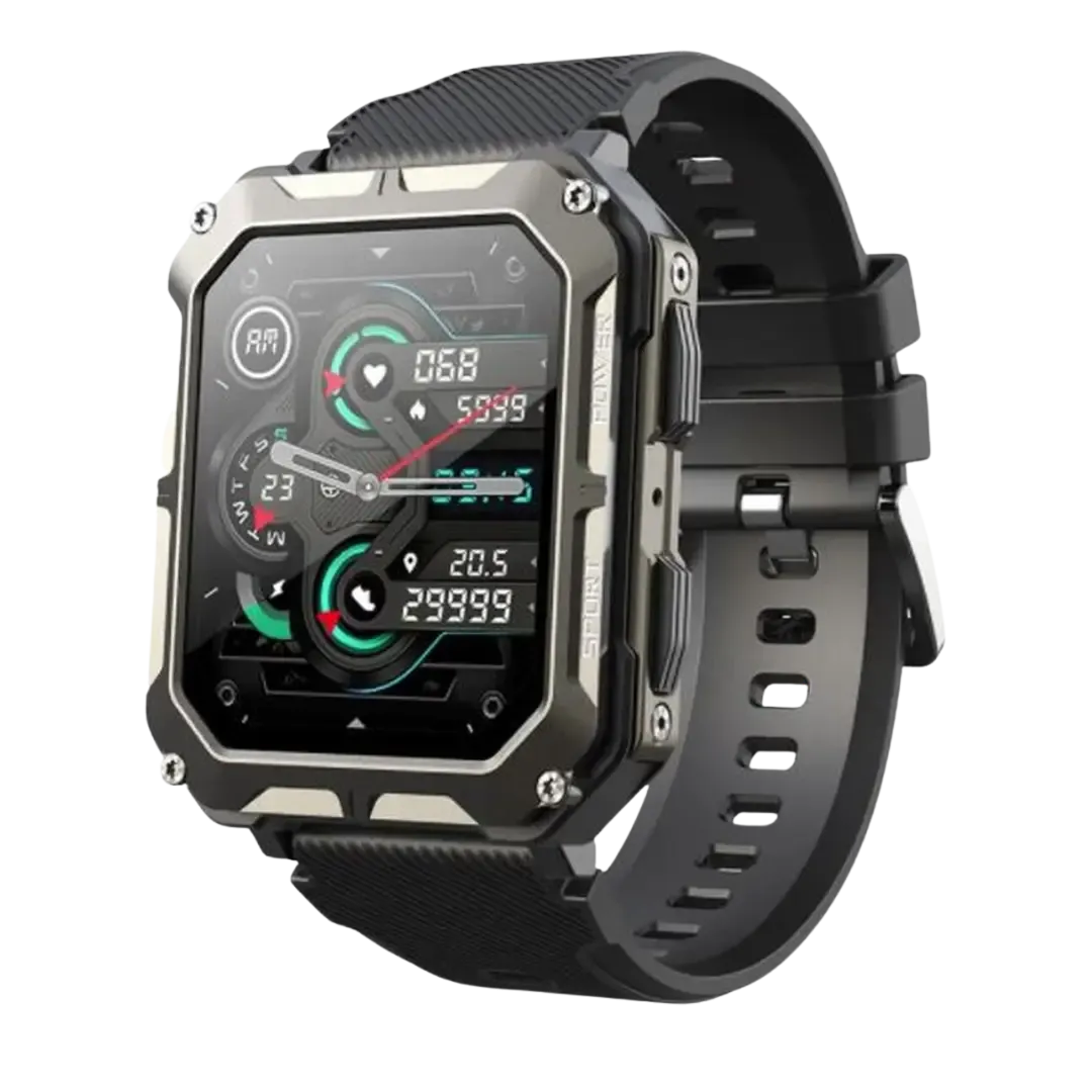 Robuste Smartwatch mit Herzfrequenzmesser & Schrittzähler - EnduranceX