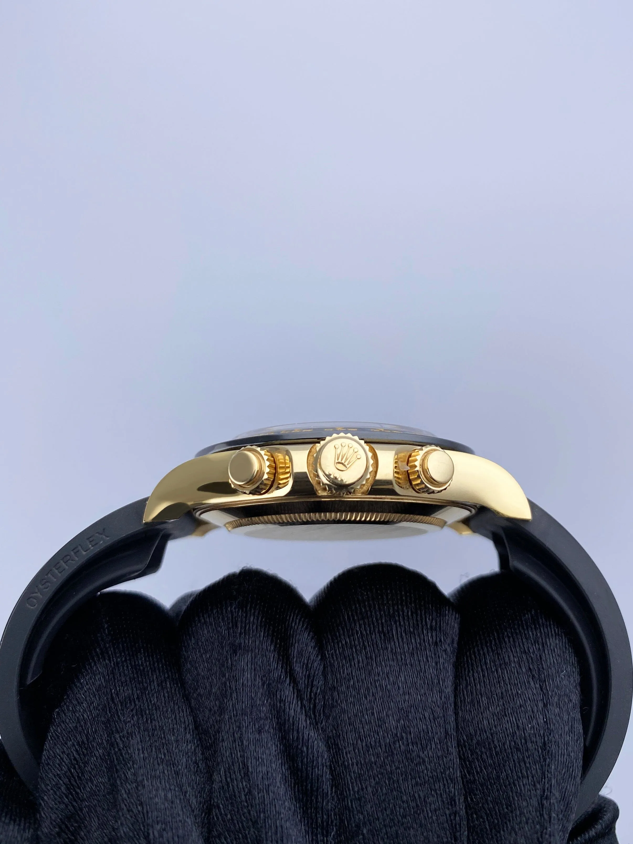 Rolex Daytona 116518L MOP Diamond dial Yellow Gold Mens Watch Box Papers