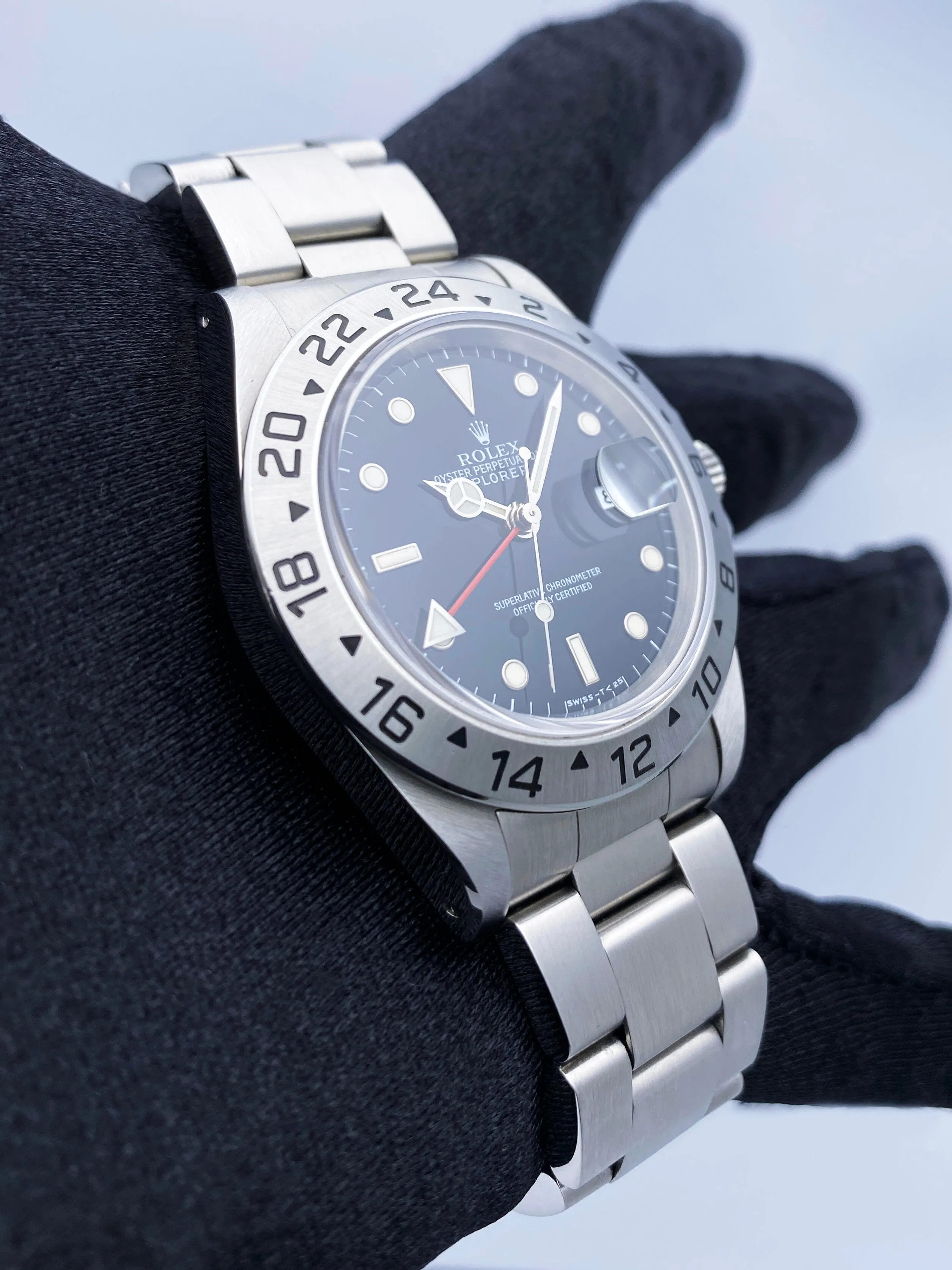 Rolex Explorer II 16570 Black Dial Mens Watch
