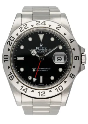 Rolex Explorer II 16570 Black Dial Mens Watch
