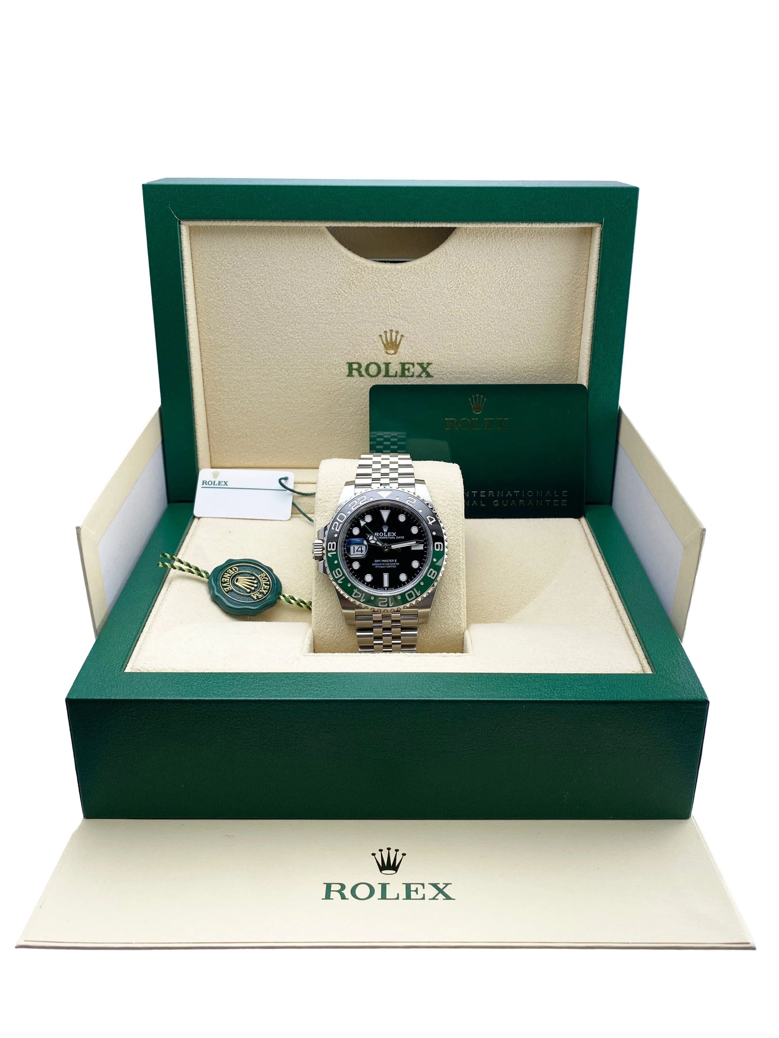 Rolex GMT-Master II 126720VTNR "Sprite" Black Dial Mens Watch Box Papers