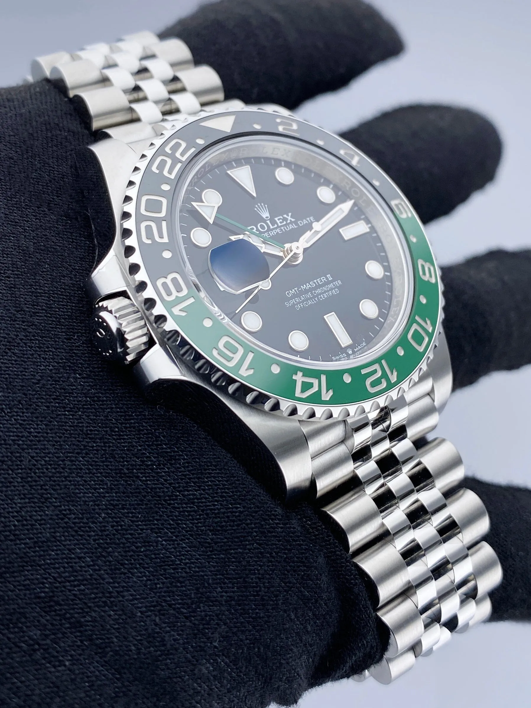 Rolex GMT-Master II 126720VTNR "Sprite" Black Dial Mens Watch Box Papers