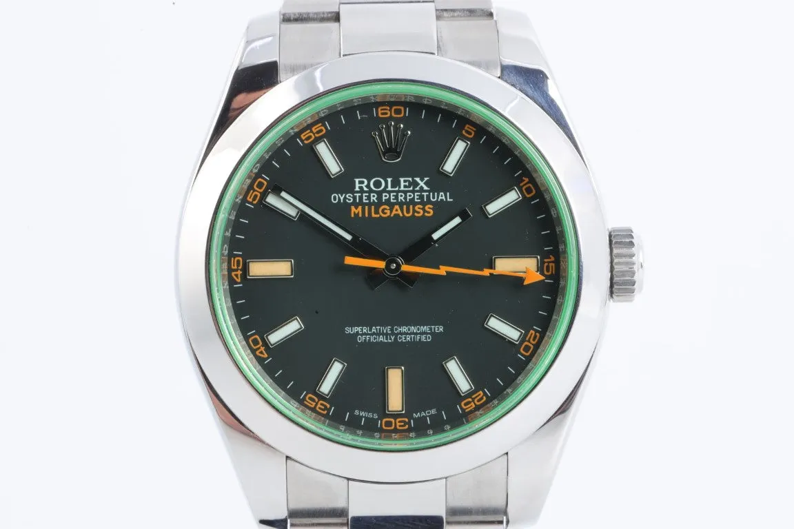 Rolex Milgauss 116400 Stainless Steel 40mm Men's Watch (2012)
