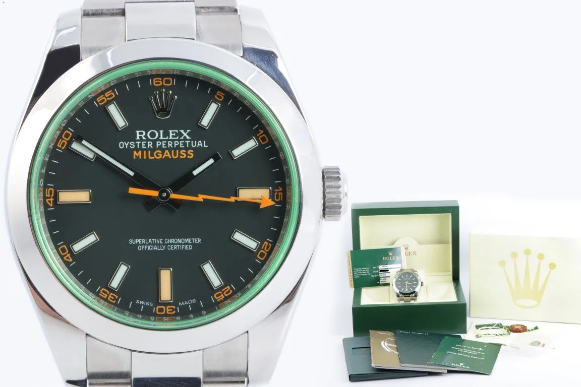 Rolex Milgauss 116400 Stainless Steel 40mm Men's Watch (2012)