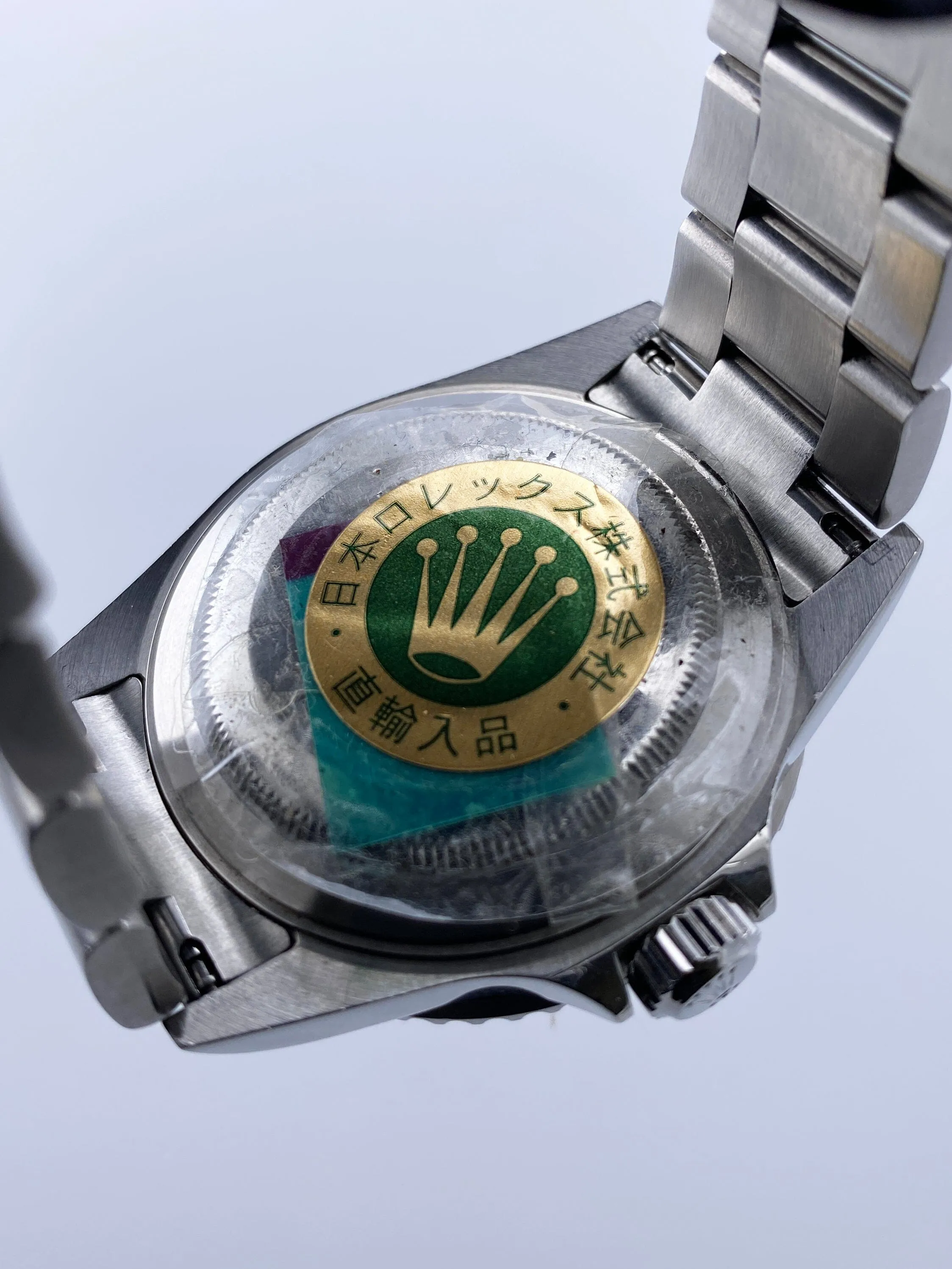 Rolex Submariner 16610LV Kermit Bezel Flat 4 Mens Watch Box Papers